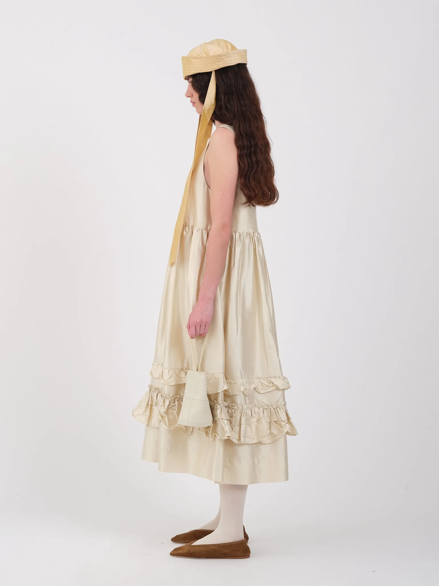 SILK DUPION GENEVIEVE DRESS sold by Cawley product image thumbnail 3