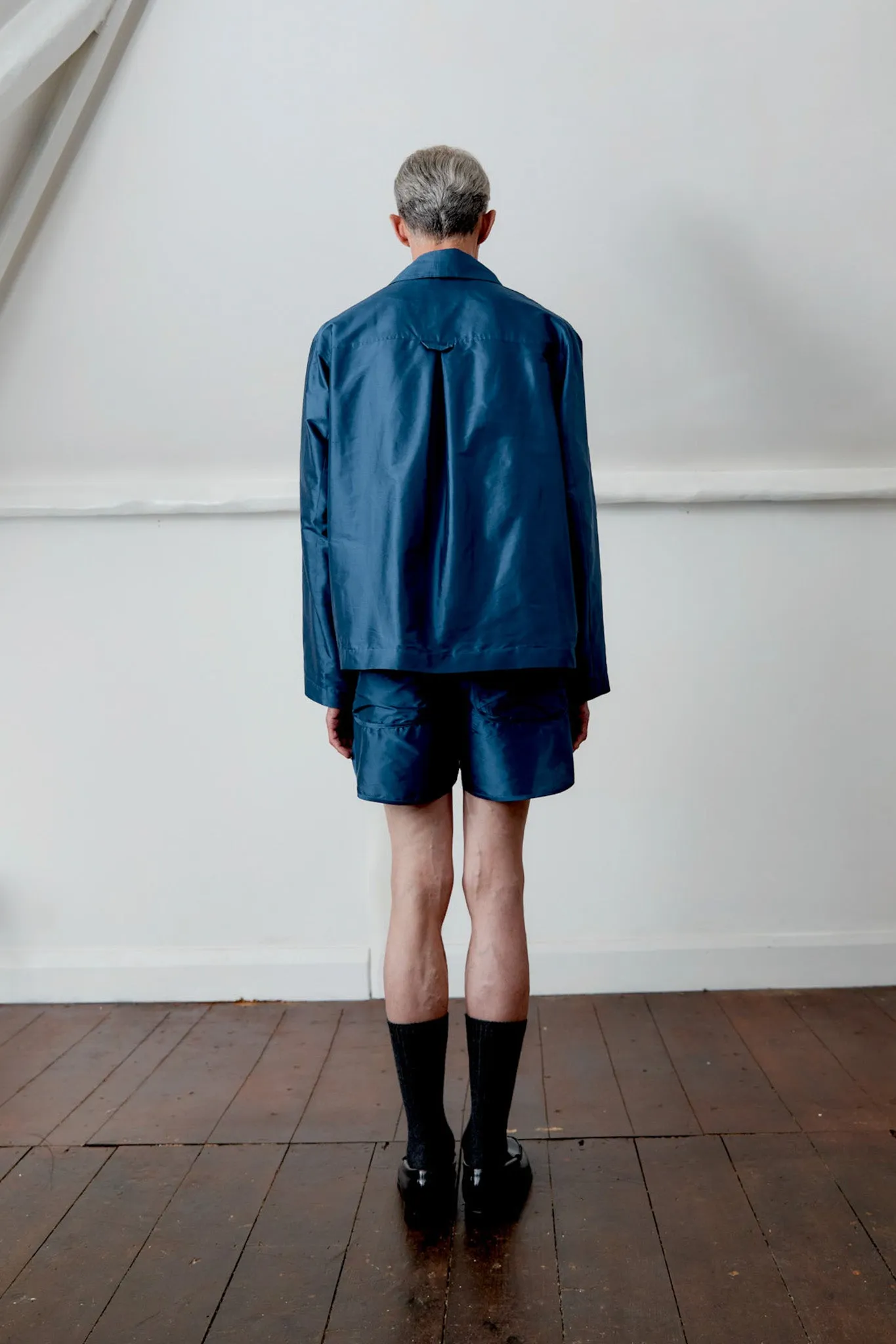 SILK DUPION ZIP-UP SANDY JACKET sold by Cawley product image thumbnail 4