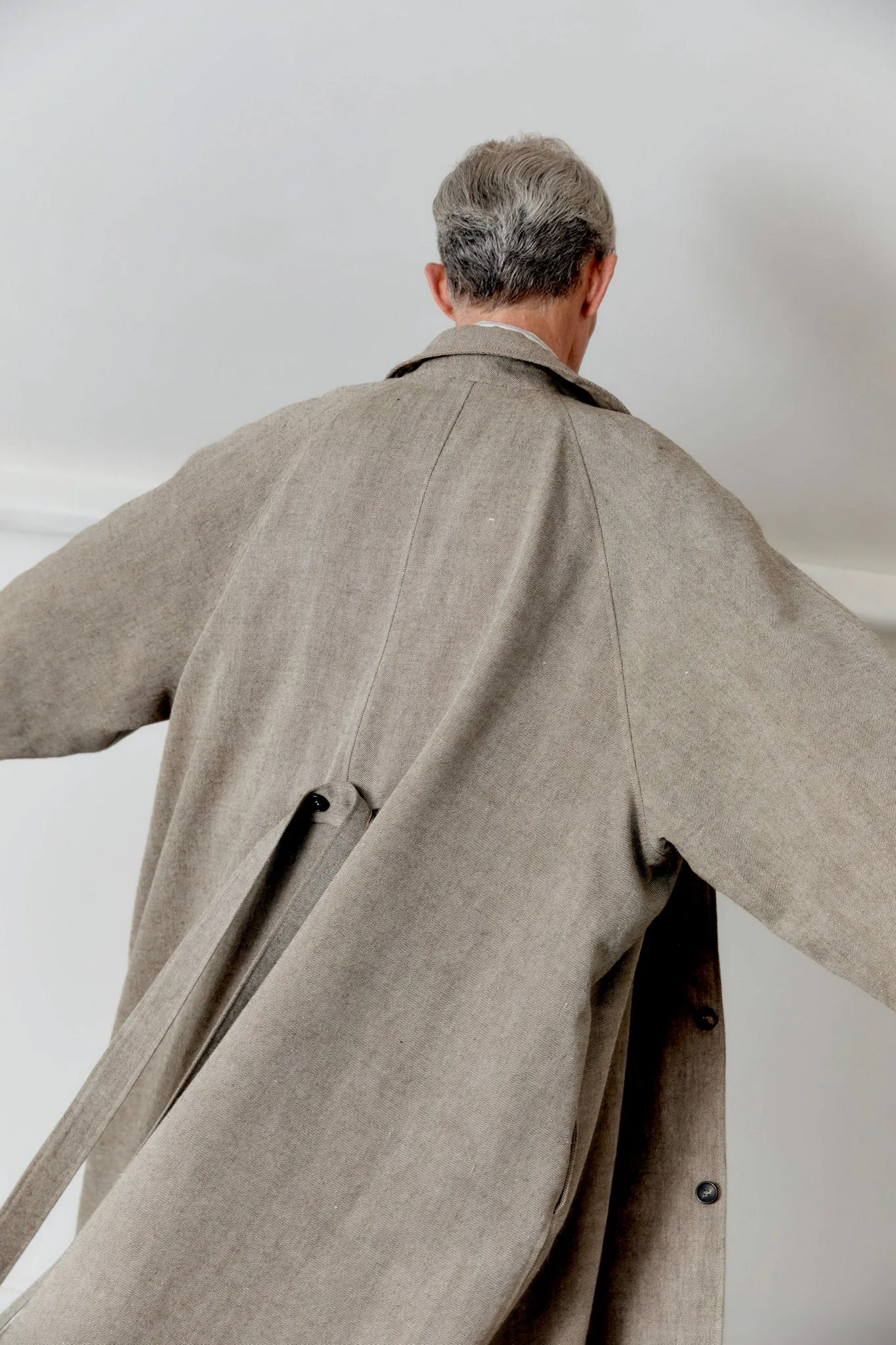 JAPANESE LINEN/WOOL WICKHAM MAC sold by Cawley product image thumbnail 4