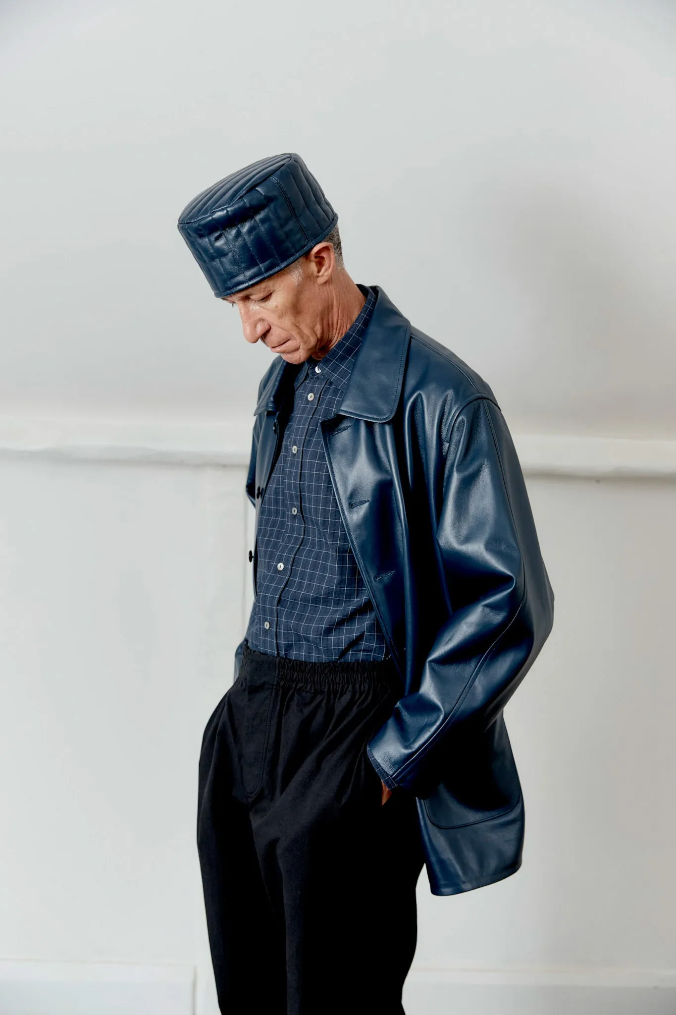 NAPPA LEATHER QUINN JACKET sold by Cawley