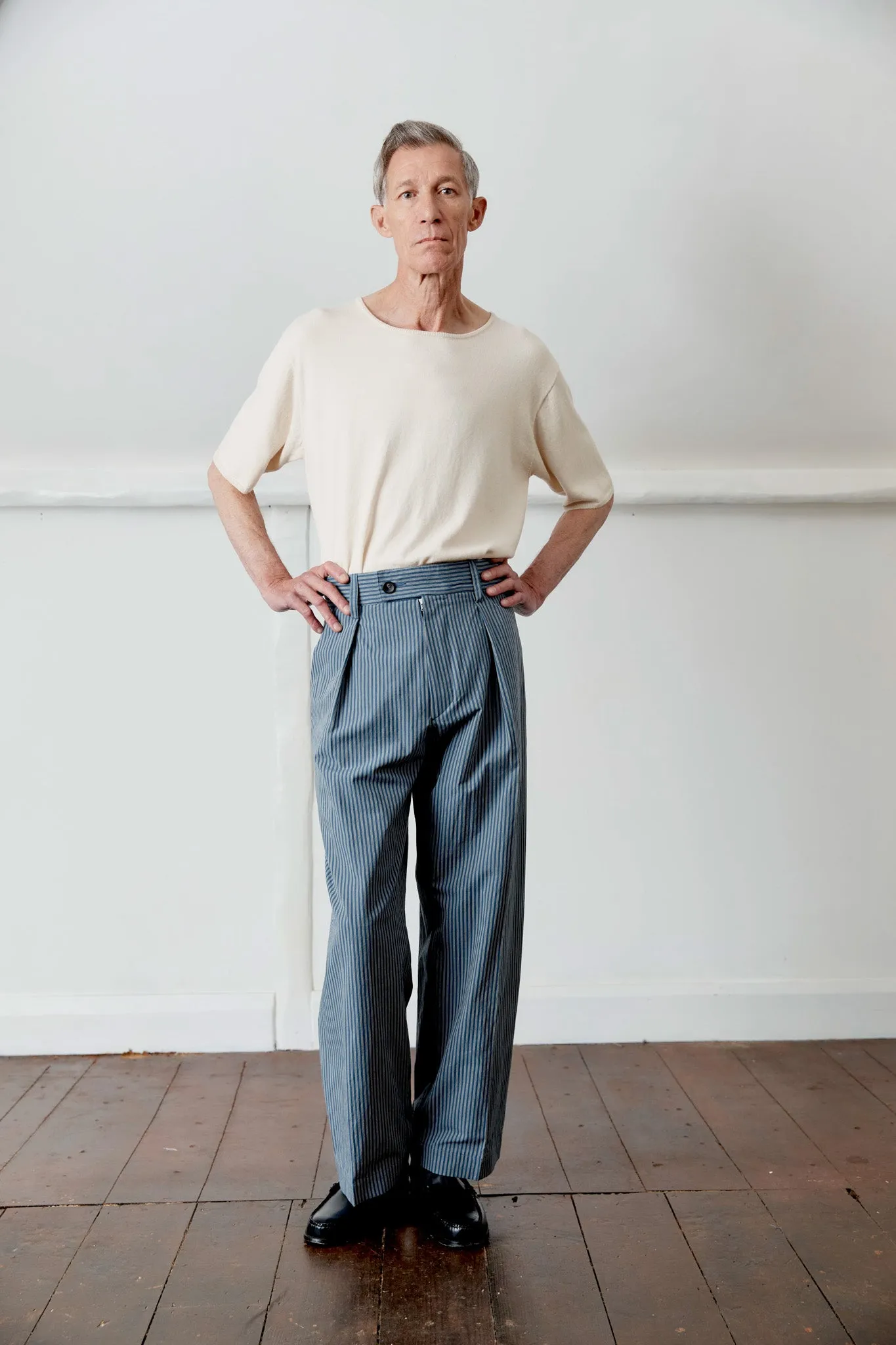 JAPANESE TYPEWRITER COTTON SILAS TROUSER sold by Cawley