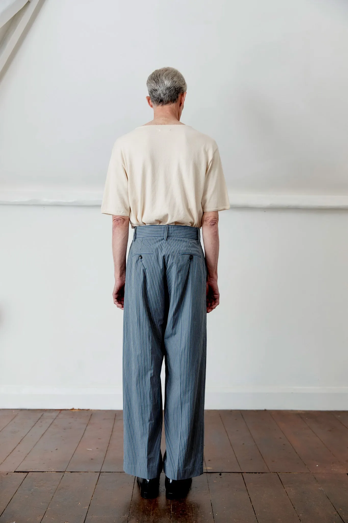 JAPANESE TYPEWRITER COTTON SILAS TROUSER sold by Cawley product image thumbnail 3