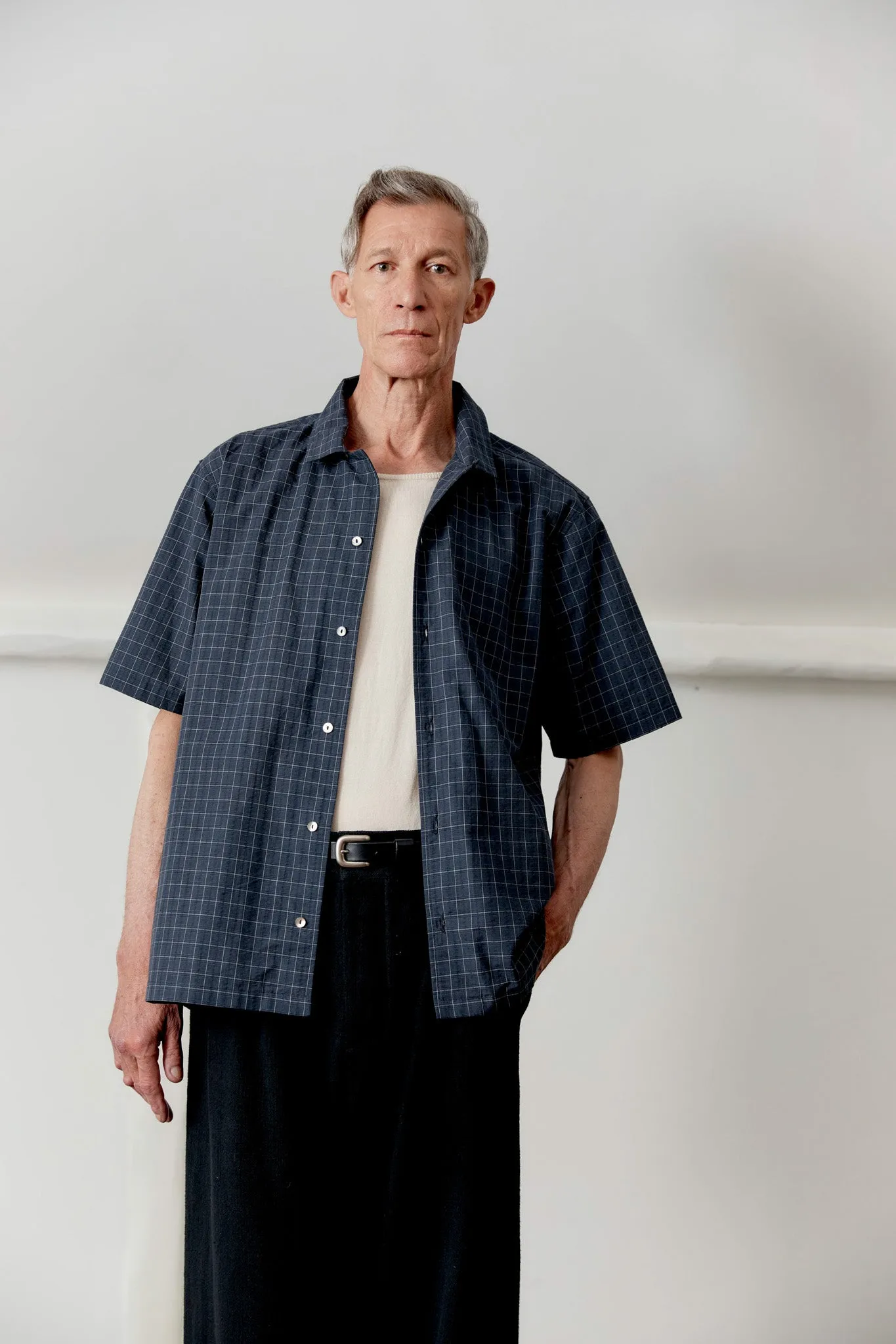 JAPANESE COTTON SEERSUCKER AUGUST SHIRT sold by Cawley product image thumbnail 4