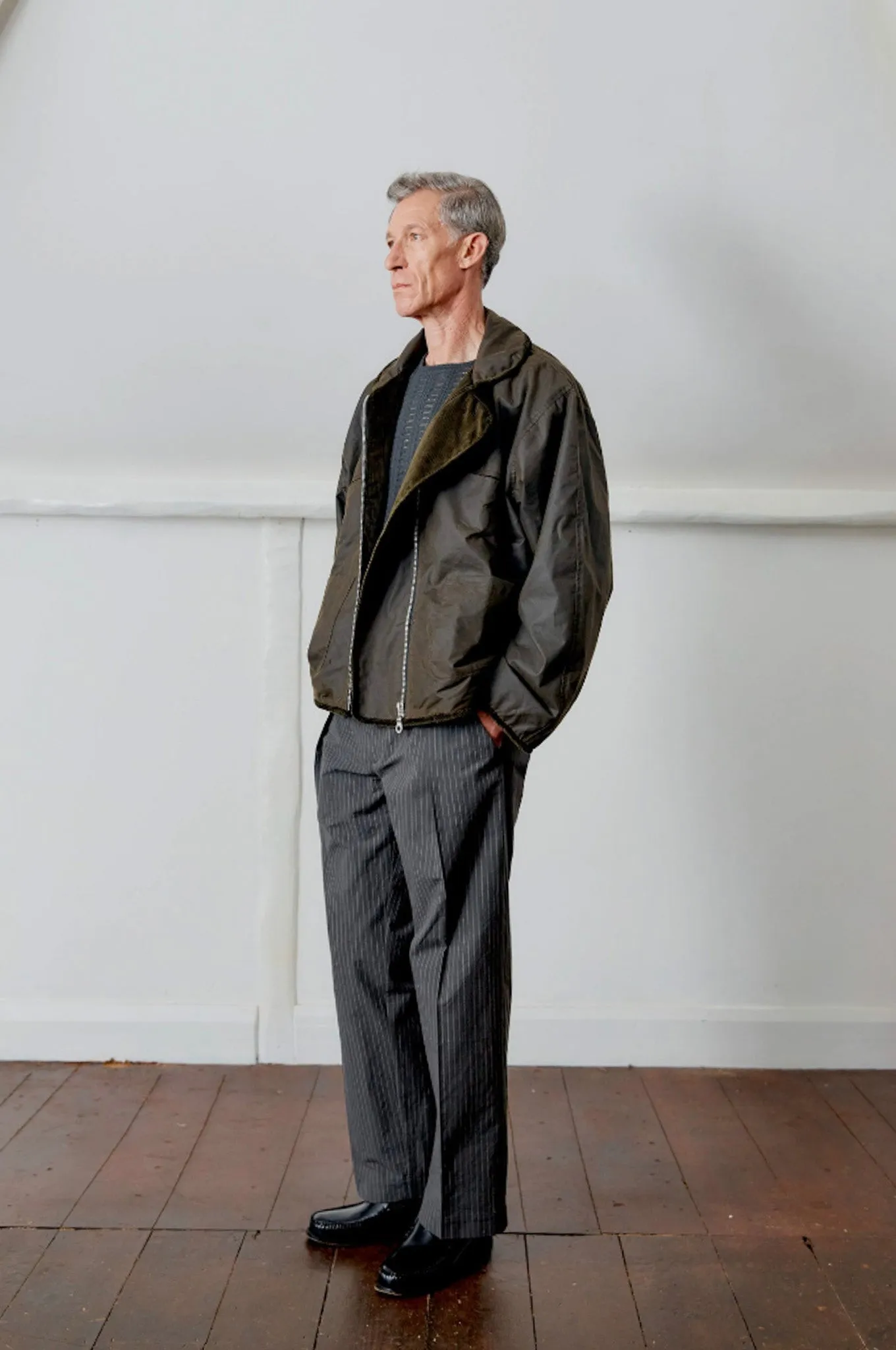 BRITISH WAXED OILSKIN FLYING JACKET sold by Cawley product image thumbnail 3