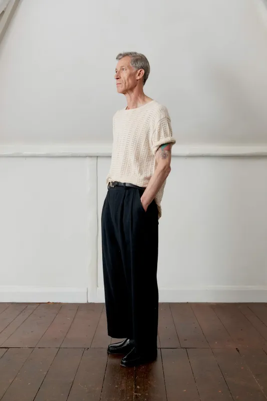 JAPANESE STITCH COTTON ROBBY TROUSER made by Cawley