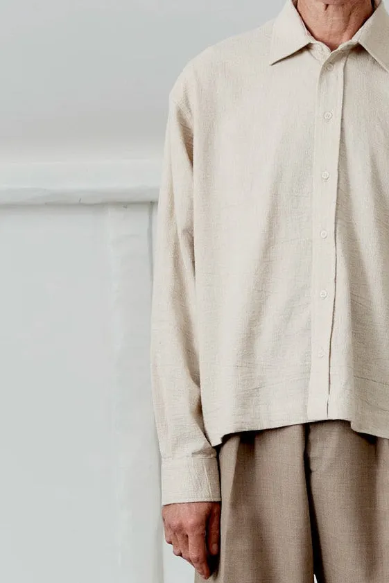 JAPANESE HAND DYED COTTON DENNIS SHIRT sold by Cawley product image thumbnail 2