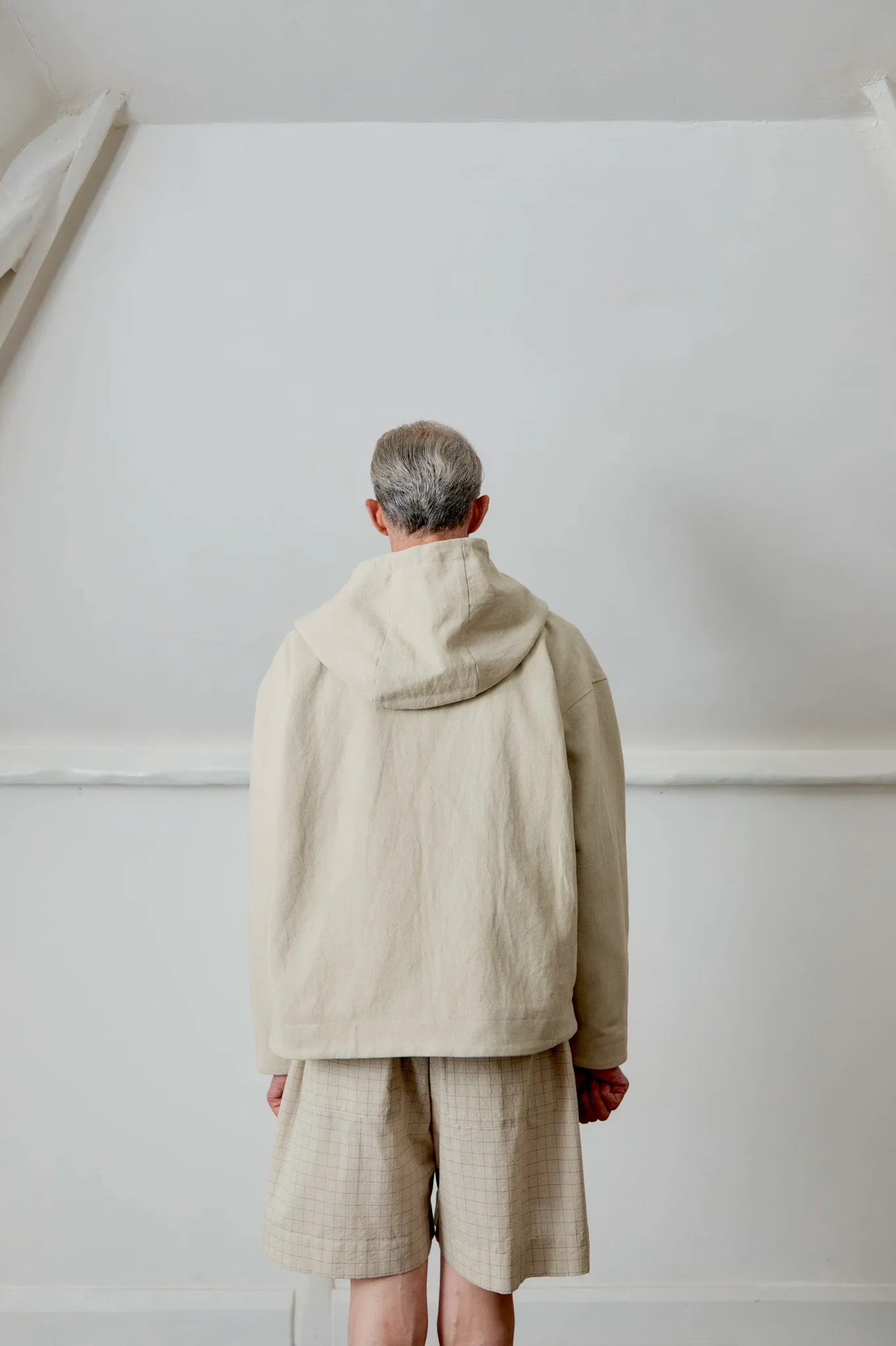 JAPANESE DRILL ZIP-UP HOODIE sold by Cawley product image thumbnail 2