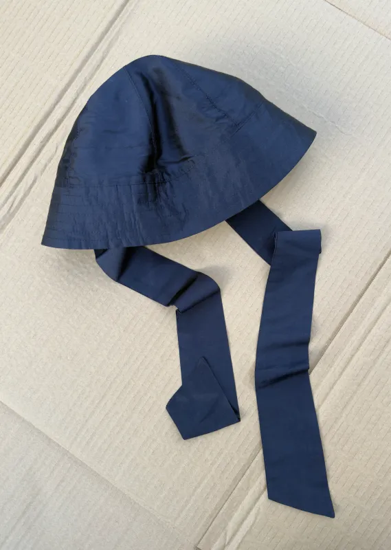 SILK DUPION SAILOR HAT made by Cawley