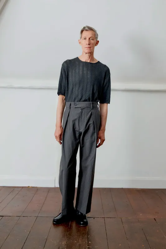 JAPANESE COTTON LINEN SILAS TROUSER sold by Cawley