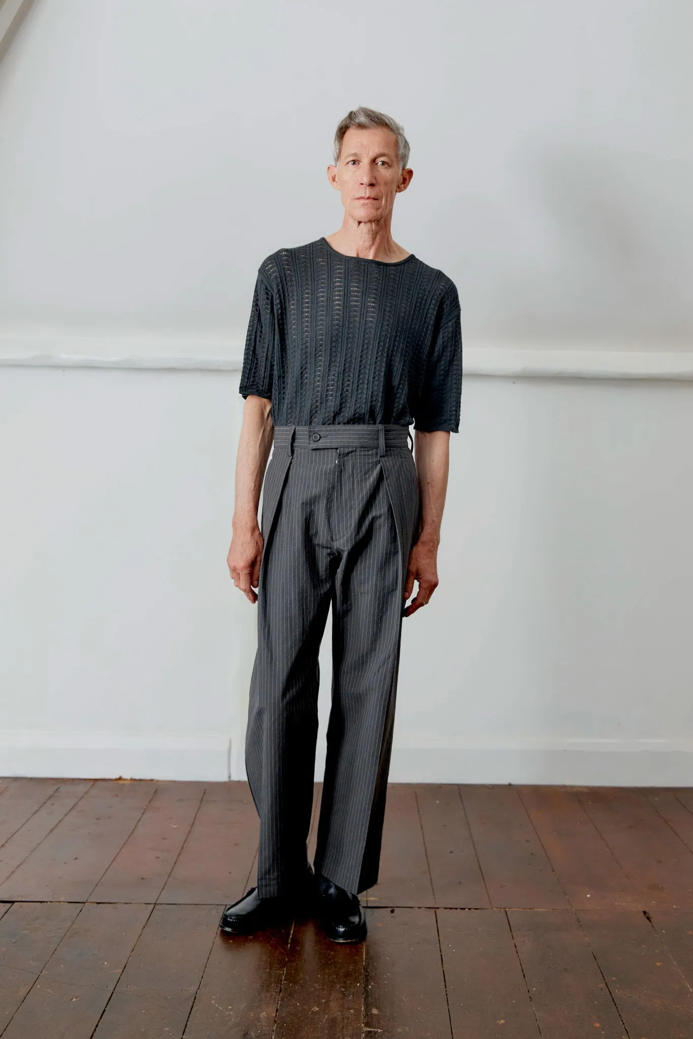 JAPANESE COTTON LINEN SILAS TROUSER sold by Cawley