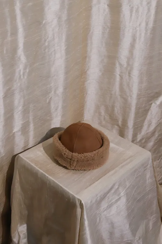 TAN SUEDE BACK CAP made by Cawley