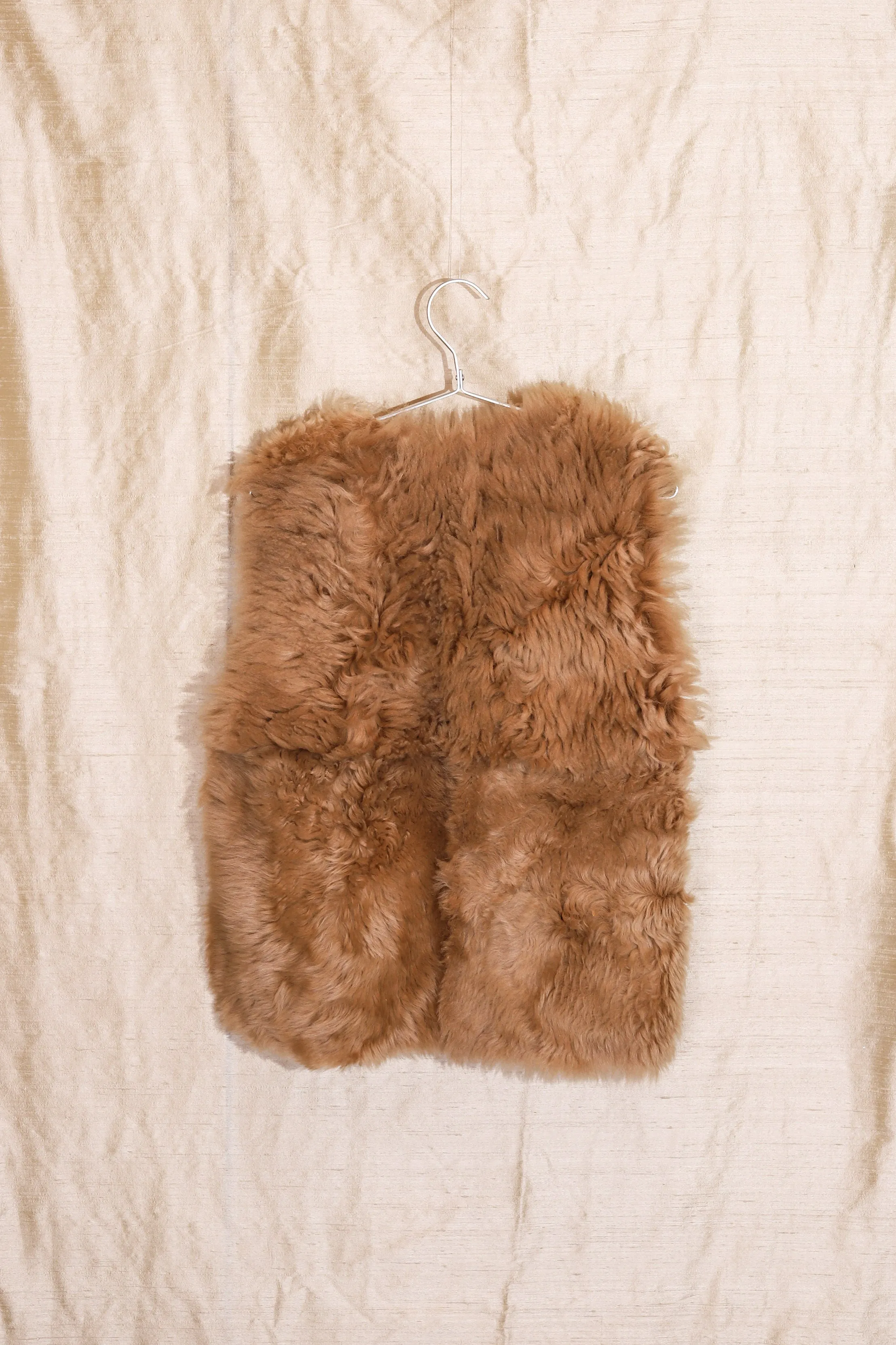 SHEARLING VEST - TOBACCO sold by Cawley product image thumbnail 2