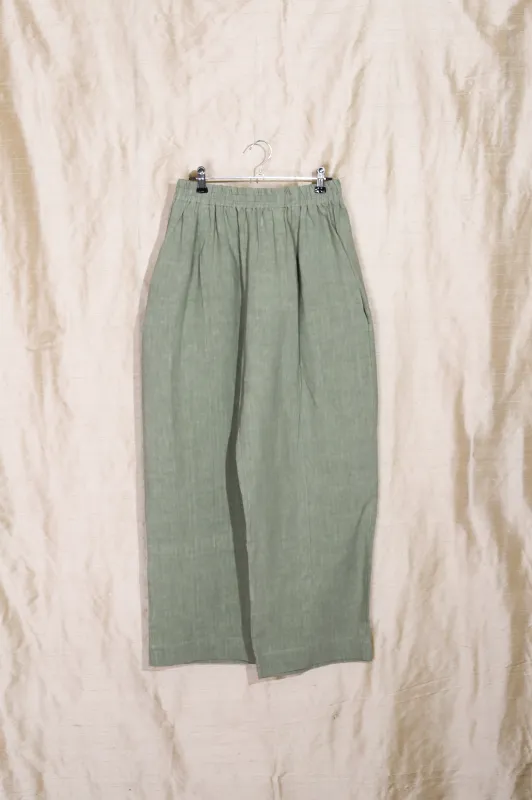 LUNA TROUSER - SAGE made by Cawley