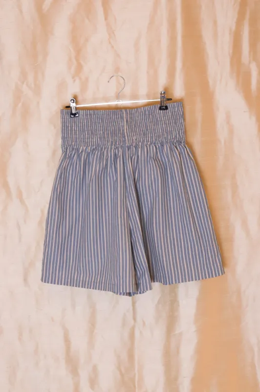 BONNIE BOXER SHORT - BLUE/BROWN/NATURAL made by Cawley