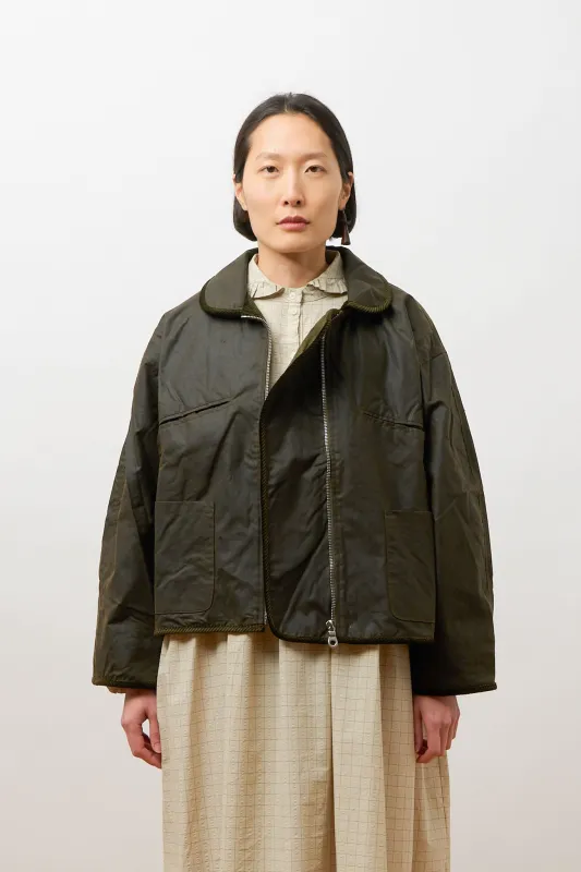 British Waxed Oilskin Flying Jacket made by Cawley