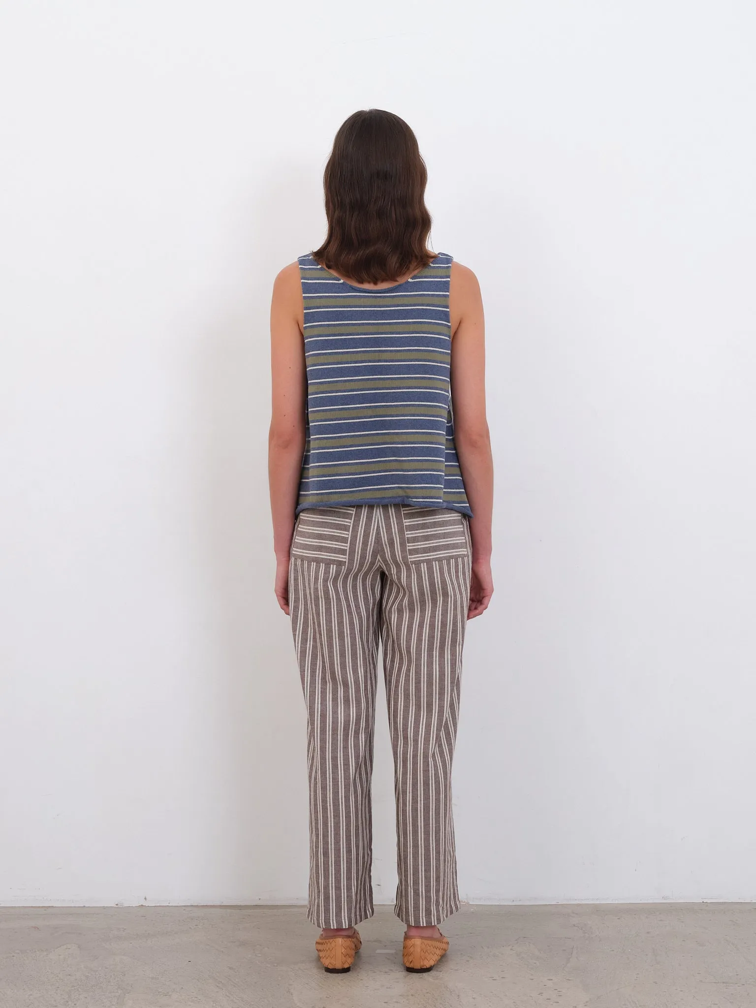 COTTON STRIPED THEA KNIT TOP sold by Cawley product image thumbnail 2