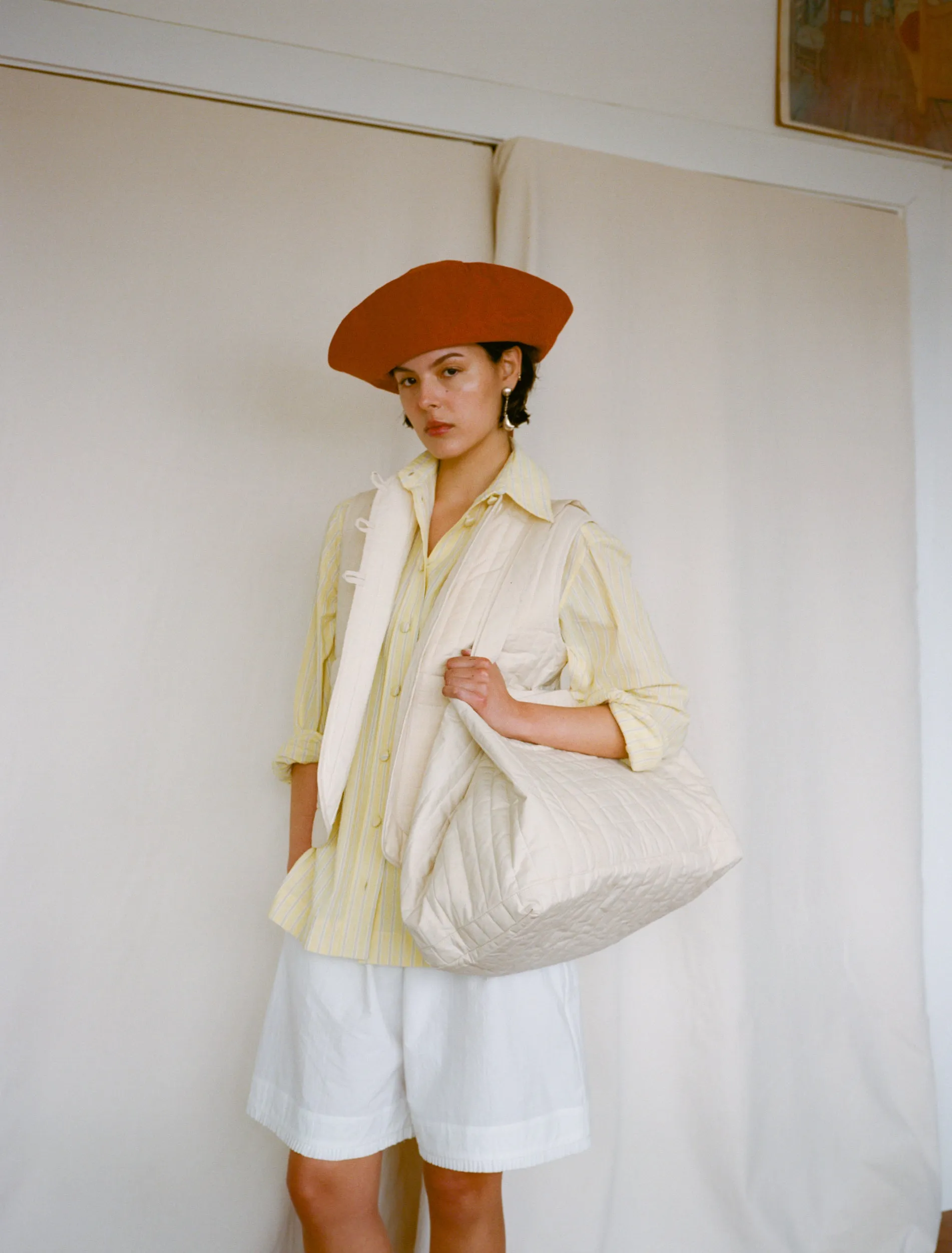 QUILTED BRITISH DRY OILSKIN LARGE TOTE BAG sold by Cawley