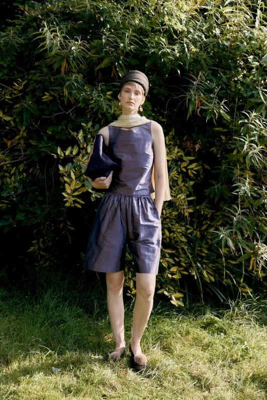 Silk Dupion Hilda Short made by Cawley