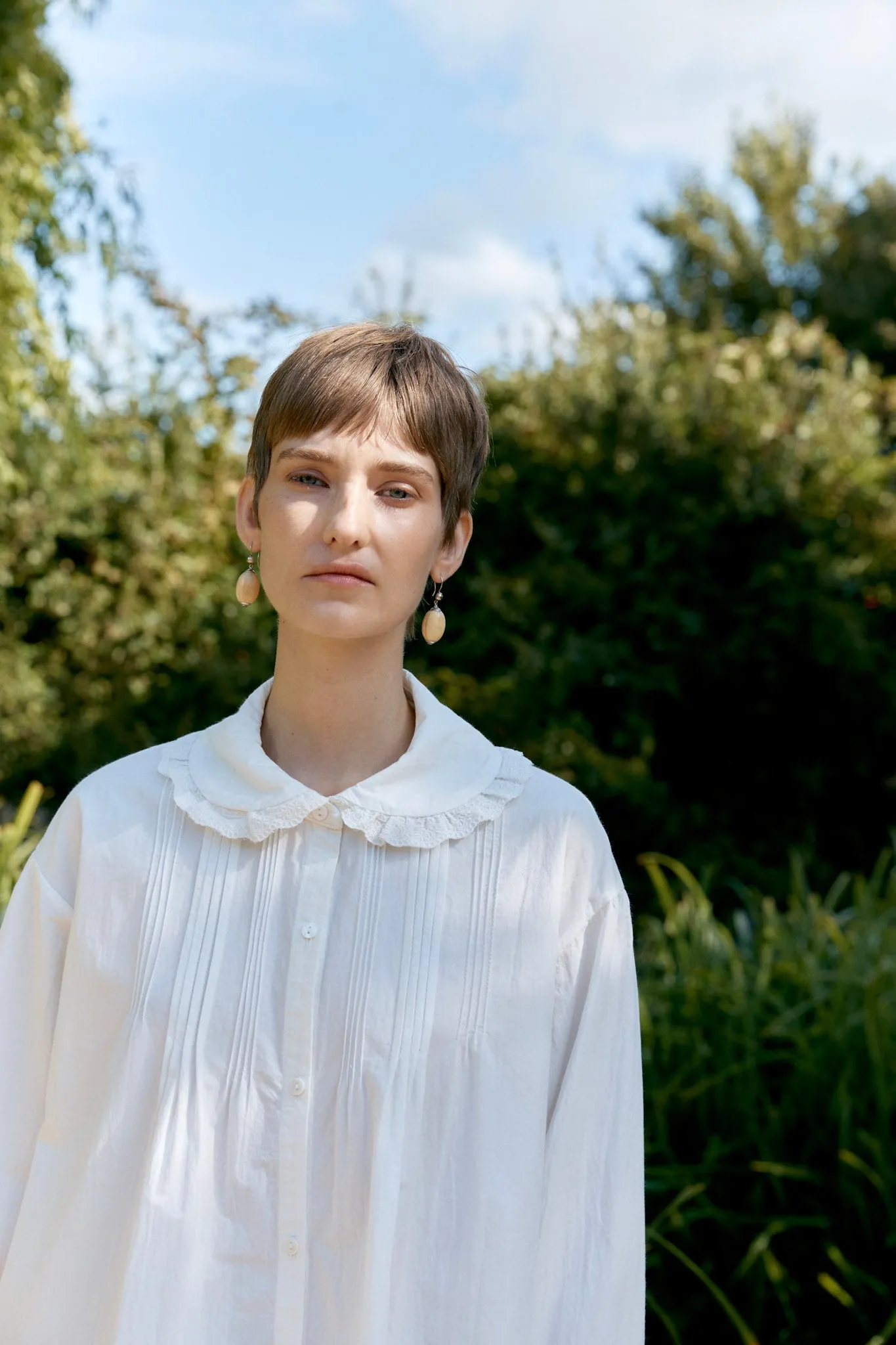 JAPANESE COTTON POPLIN JESSIE SHIRT sold by Cawley product image thumbnail 5