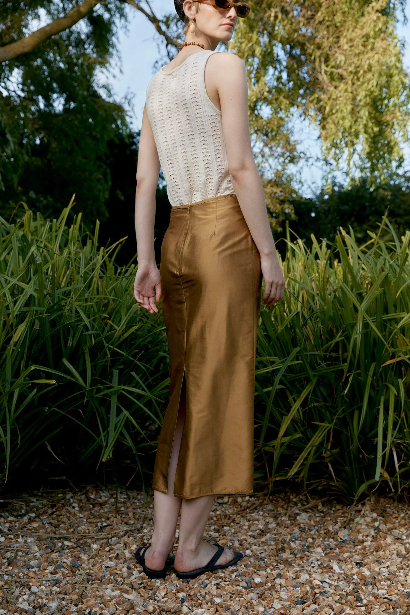 Silk Dupion Sadie Skirt sold by Cawley product image thumbnail 4