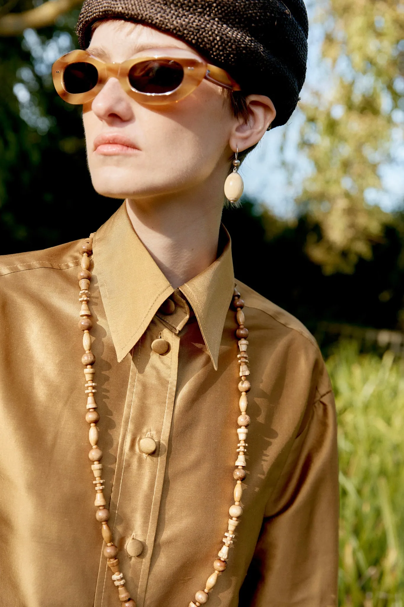 SILK DUPION TIE JUNE SHIRT sold by Cawley product image thumbnail 5