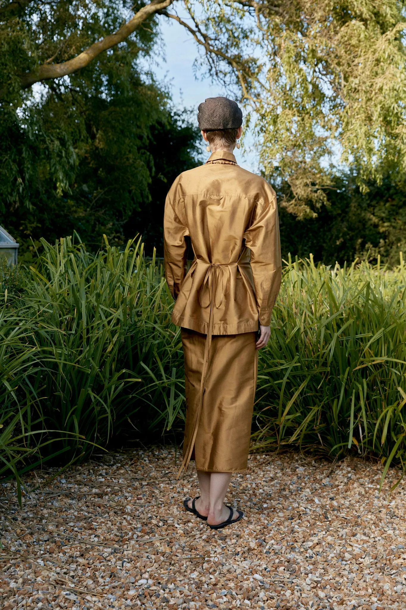 SILK DUPION TIE JUNE SHIRT sold by Cawley product image thumbnail 3