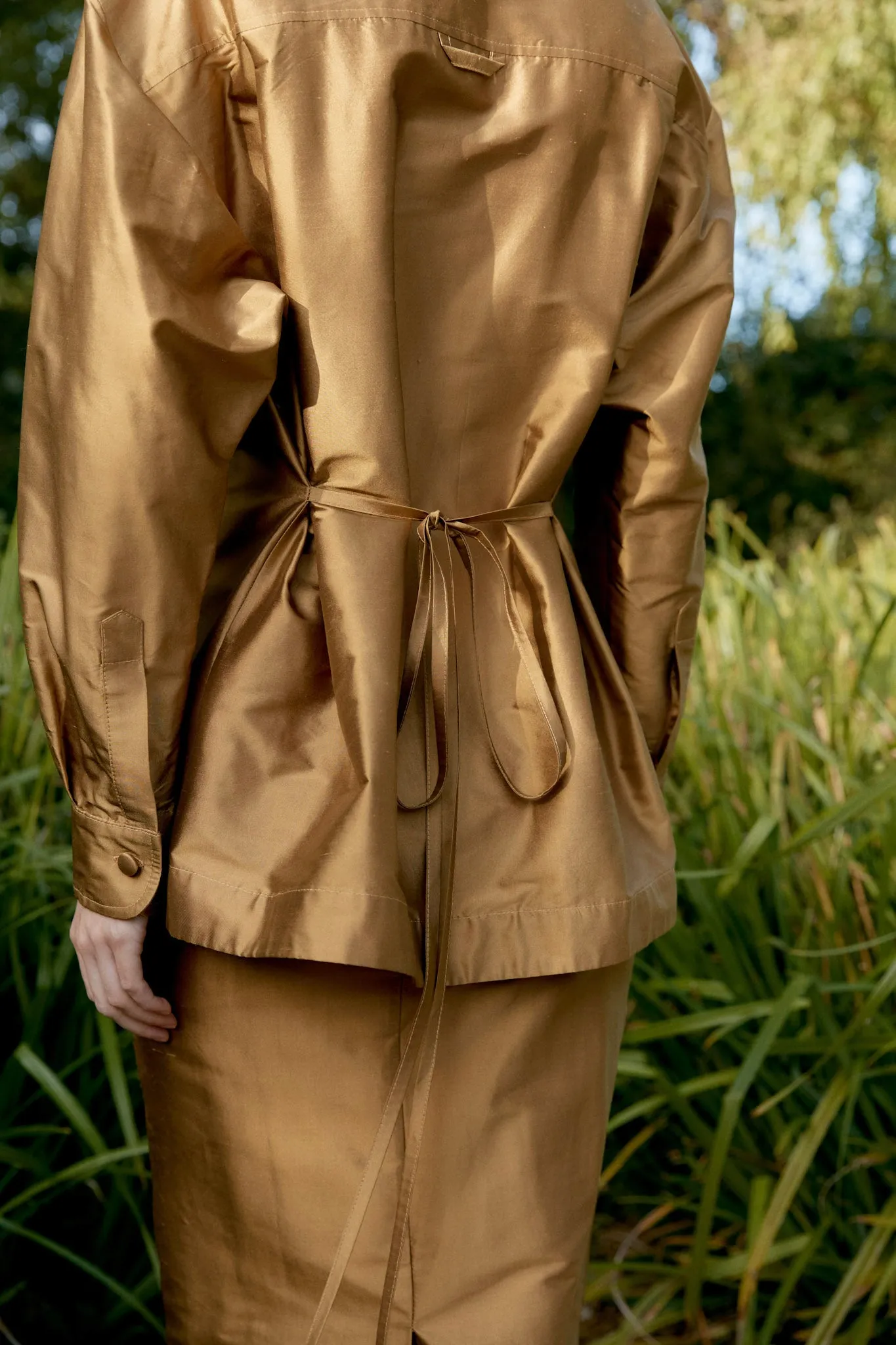 SILK DUPION TIE JUNE SHIRT sold by Cawley product image thumbnail 4