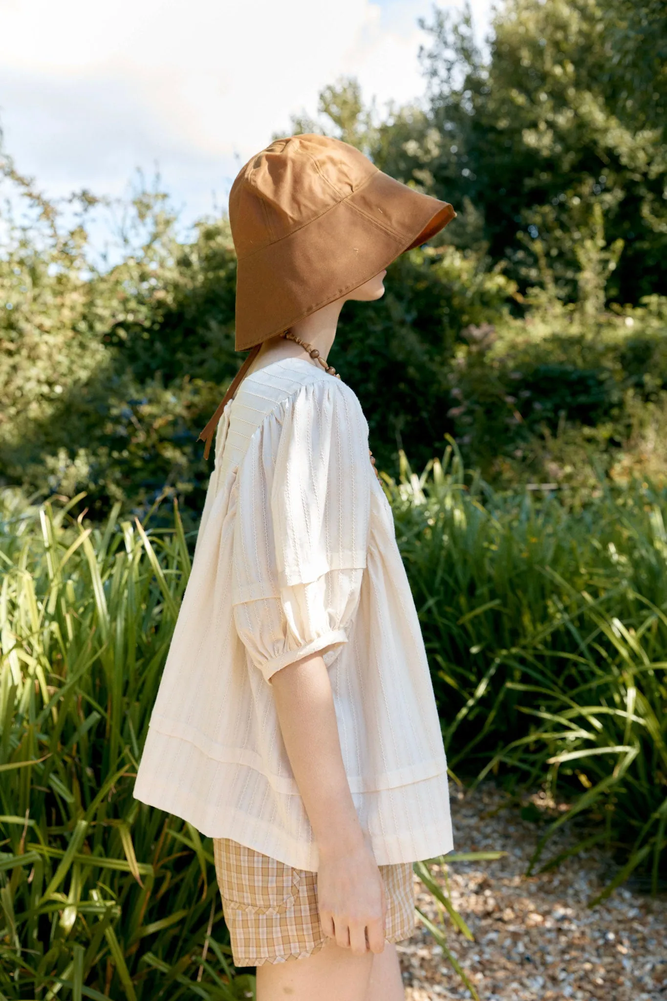 JAPANESE EMBROIDERED COTTON ROMY TOP sold by Cawley product image thumbnail 3