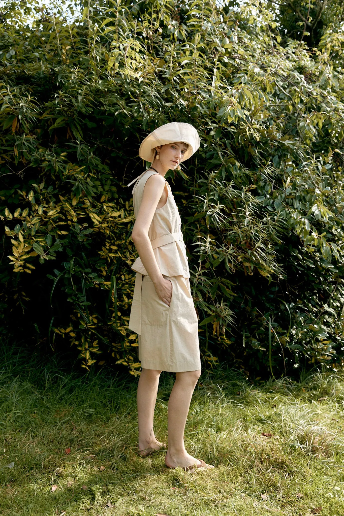 JAPANESE TYPEWRITER COTTON FLO WAISTCOAT sold by Cawley product image thumbnail 4