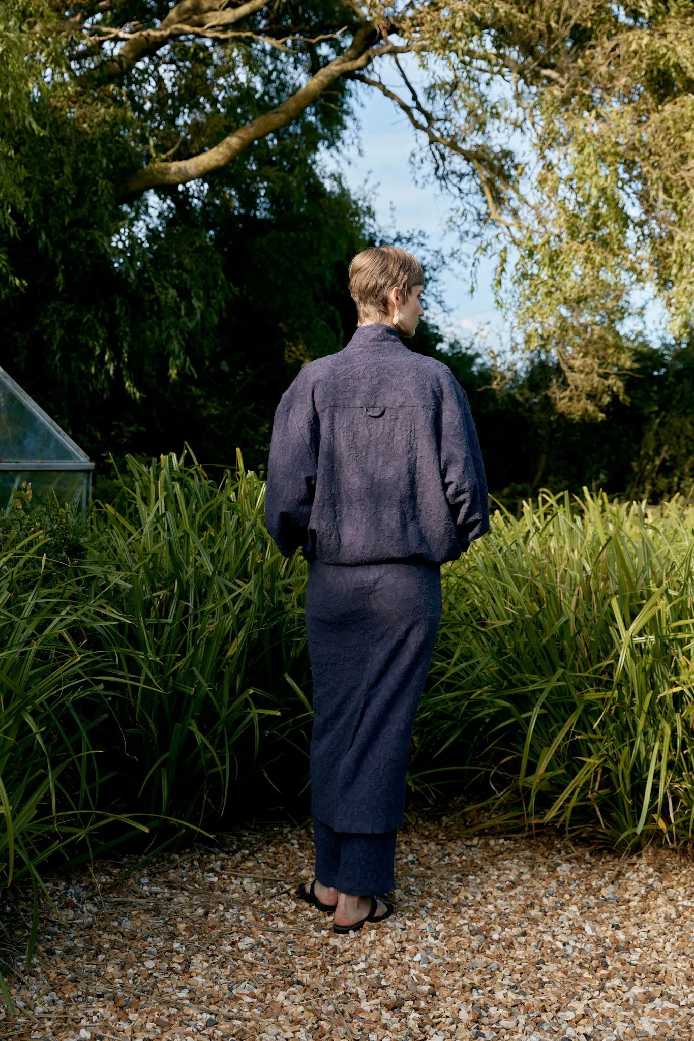 JAPANESE COTTON/LINEN DYED JACQUARD MILES PULLOVER sold by Cawley product image thumbnail 4