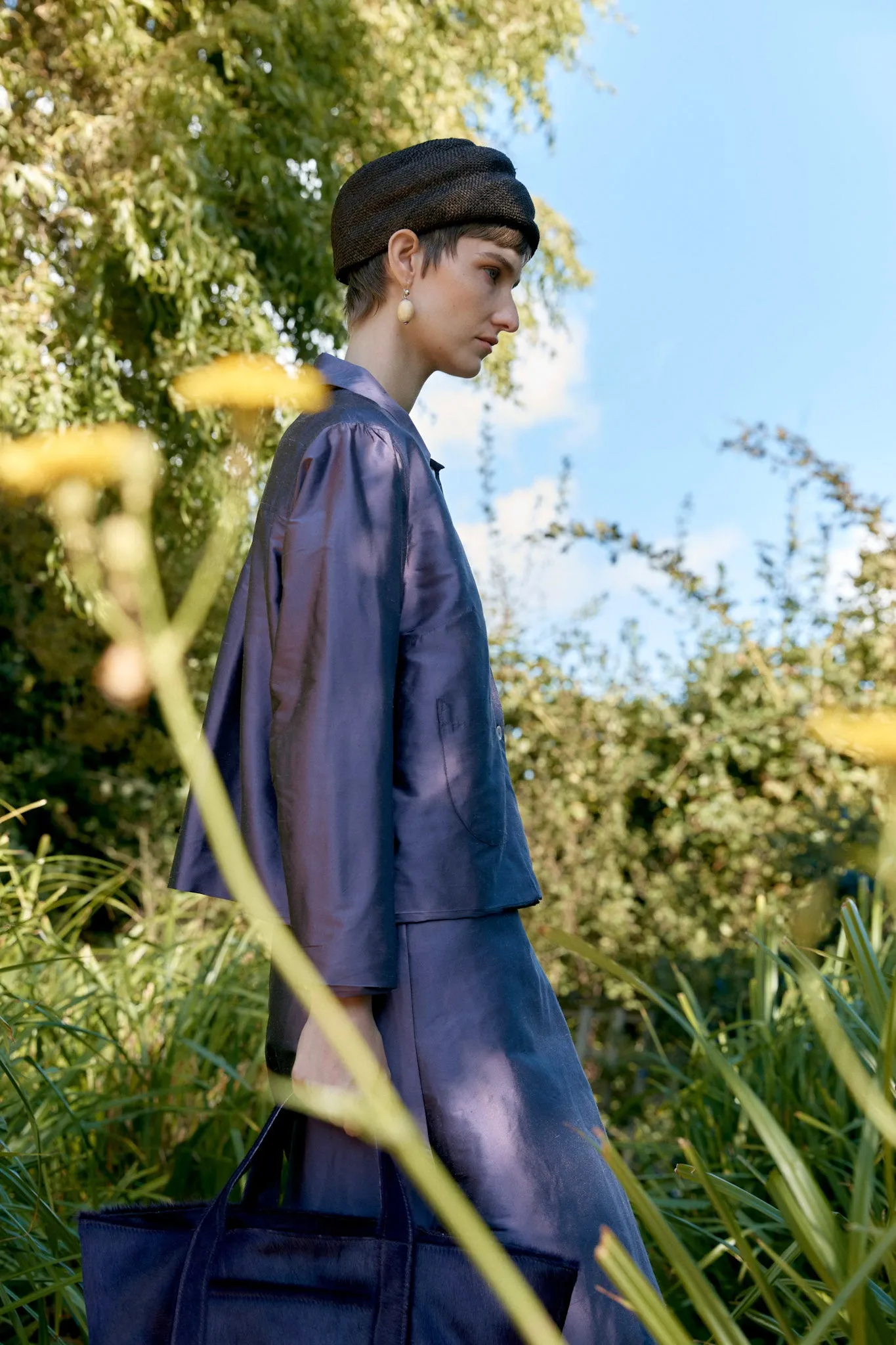 SILK DUPION LILLIE JACKET sold by Cawley product image thumbnail 5