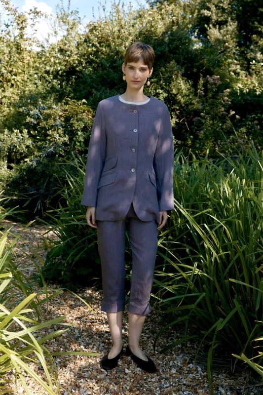 Japanese Triple Wash Hemp Constance Jacket made by Cawley