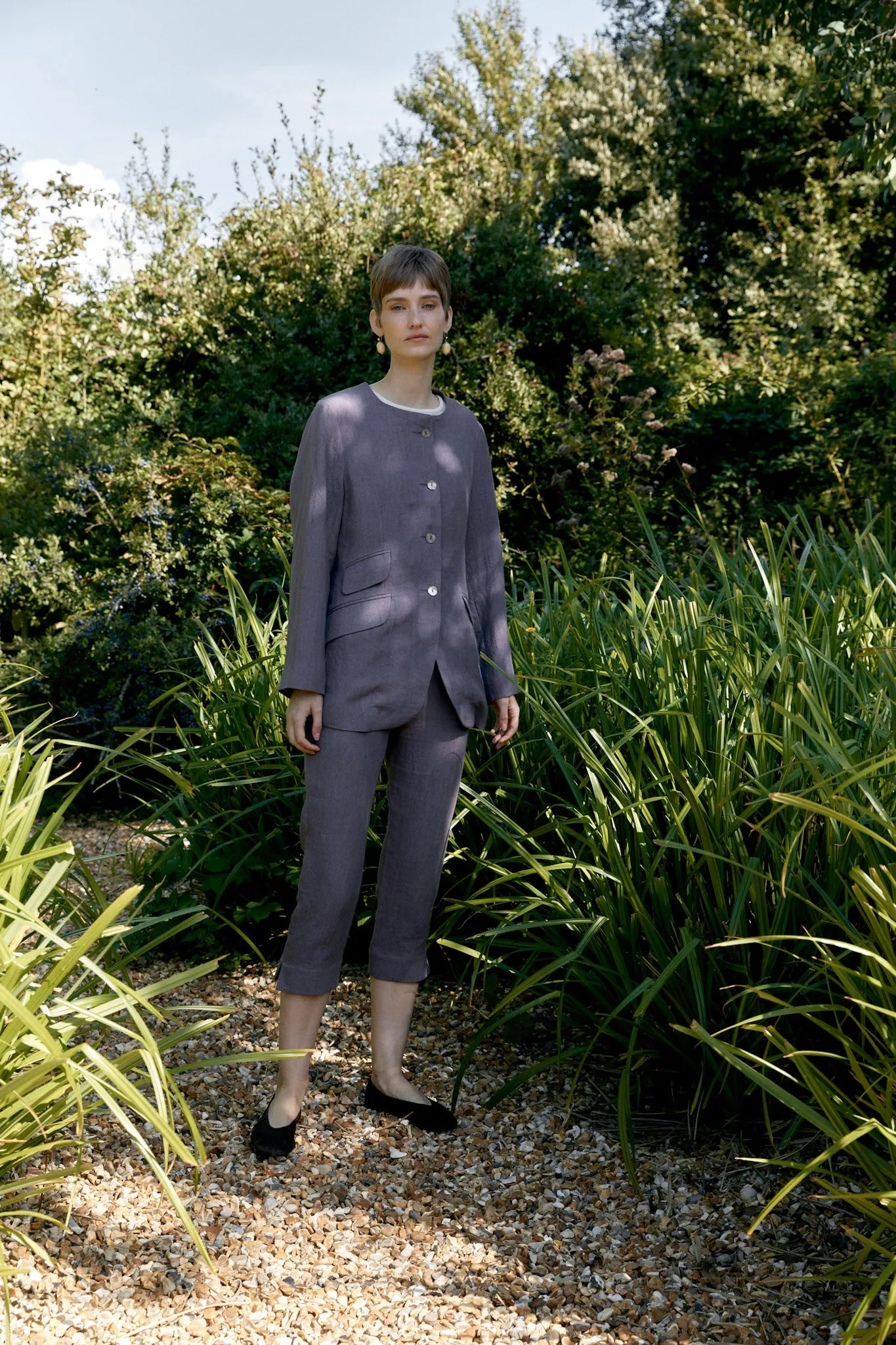 Japanese Triple Wash Hemp Constance Jacket sold by Cawley product image thumbnail 4