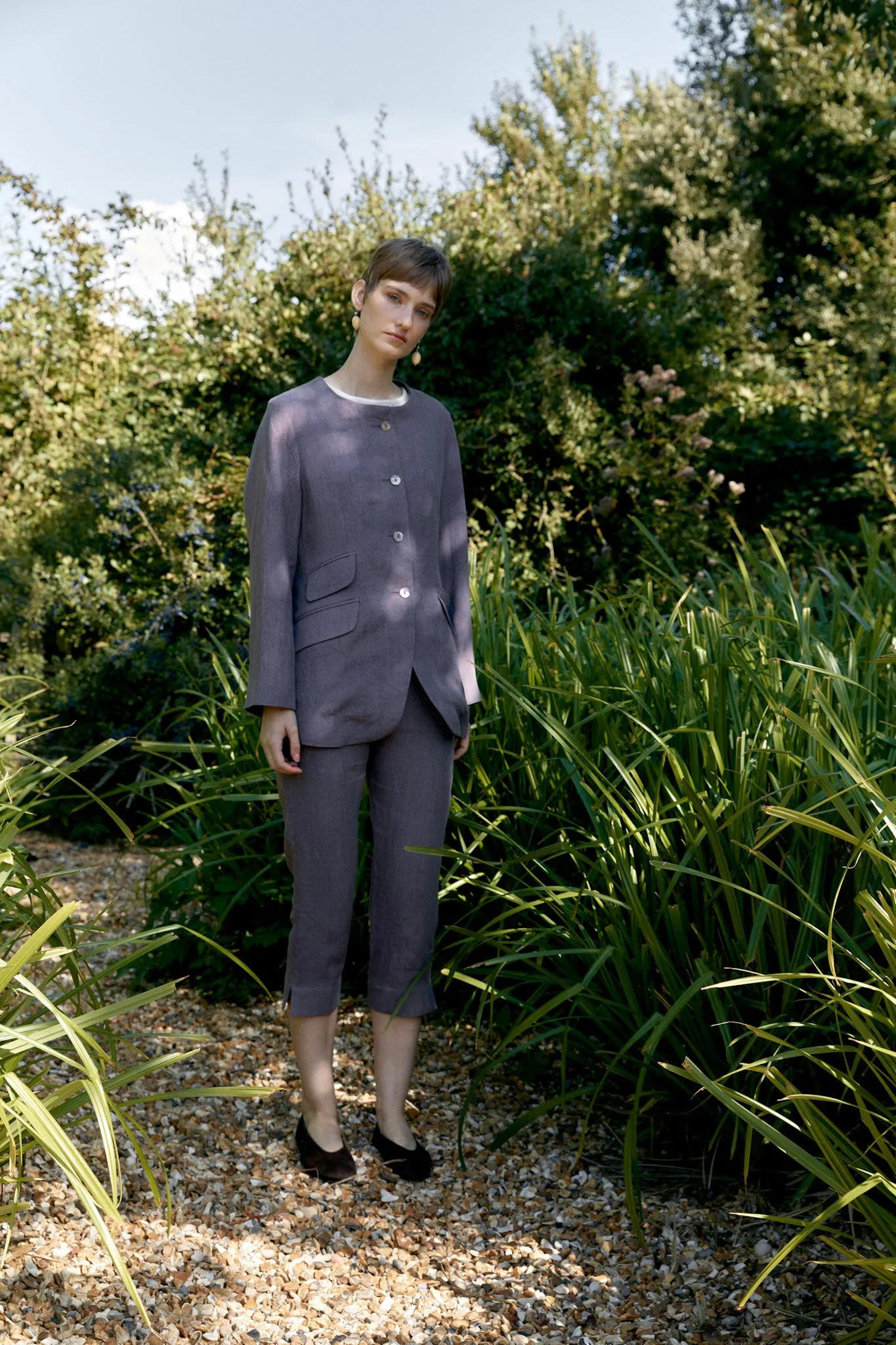 Japanese Triple Wash Hemp Constance Jacket sold by Cawley product image thumbnail 2