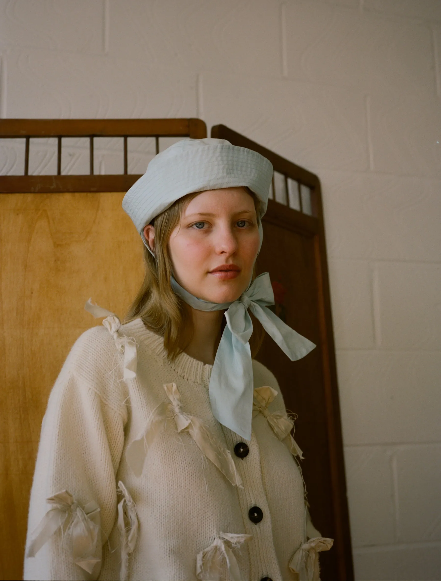 SILK DUPION SAILOR HAT sold by Cawley