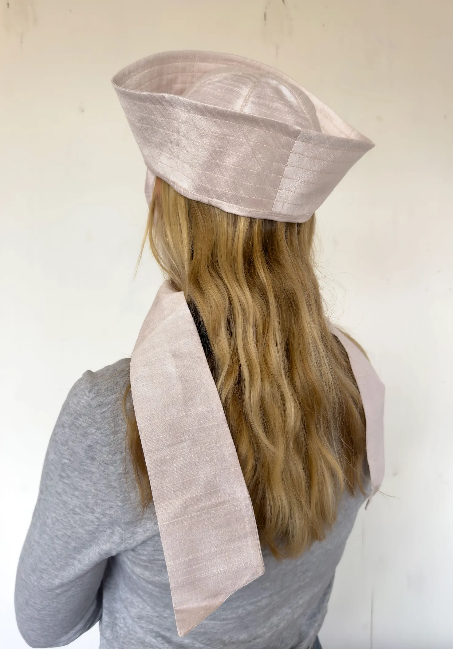 SILK DUPION SAILOR HAT sold by Cawley product image thumbnail 3
