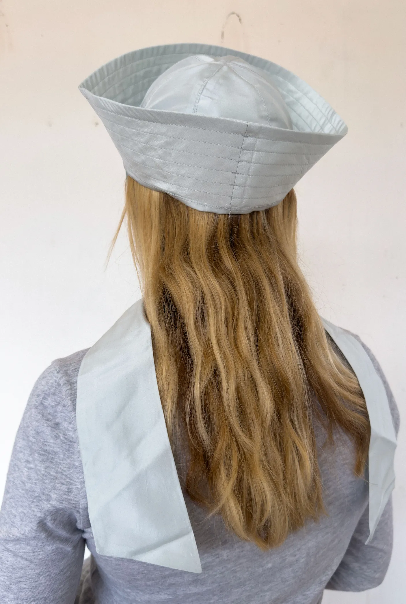SILK DUPION SAILOR HAT sold by Cawley product image thumbnail 4