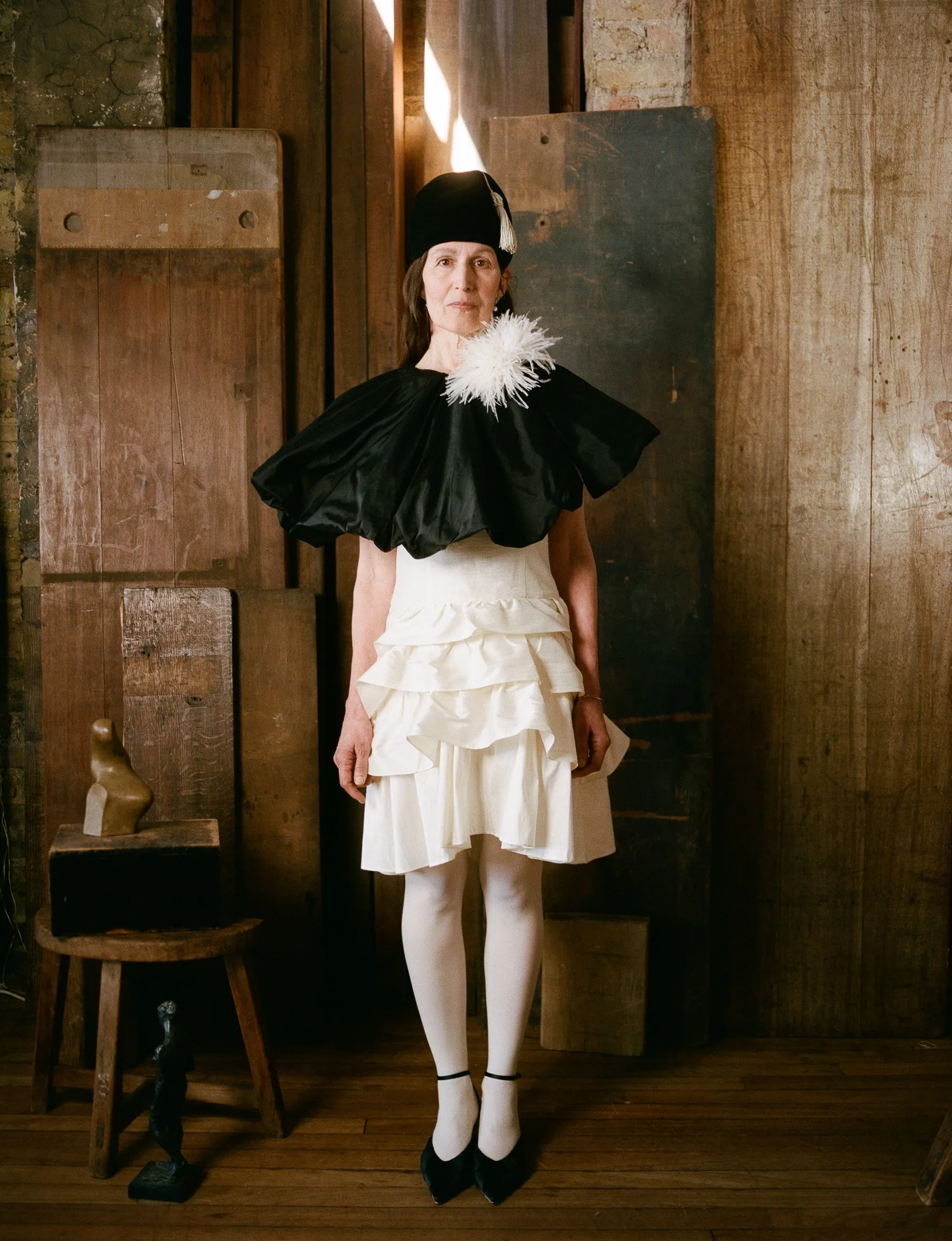 LOLA DRESS - IVORY SLUBBED DUPION sold by Cawley product image thumbnail 4