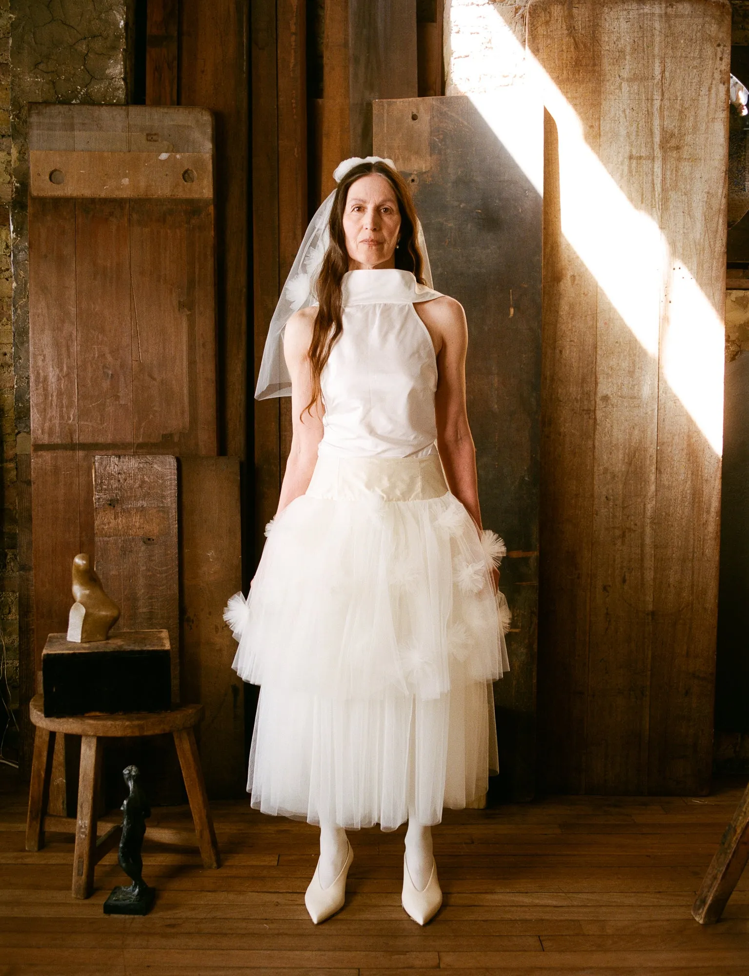Edith Top - White Dupion sold by Cawley product image thumbnail 2