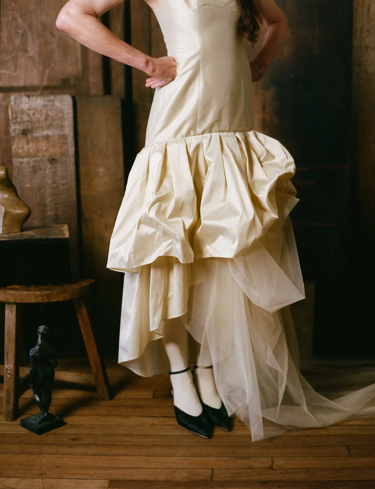 IONA DRESS - IVORY DUPION sold by Cawley product image thumbnail 4
