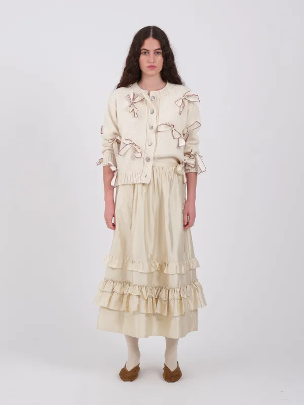 Silk Dupion Betsy Skirt made by Cawley