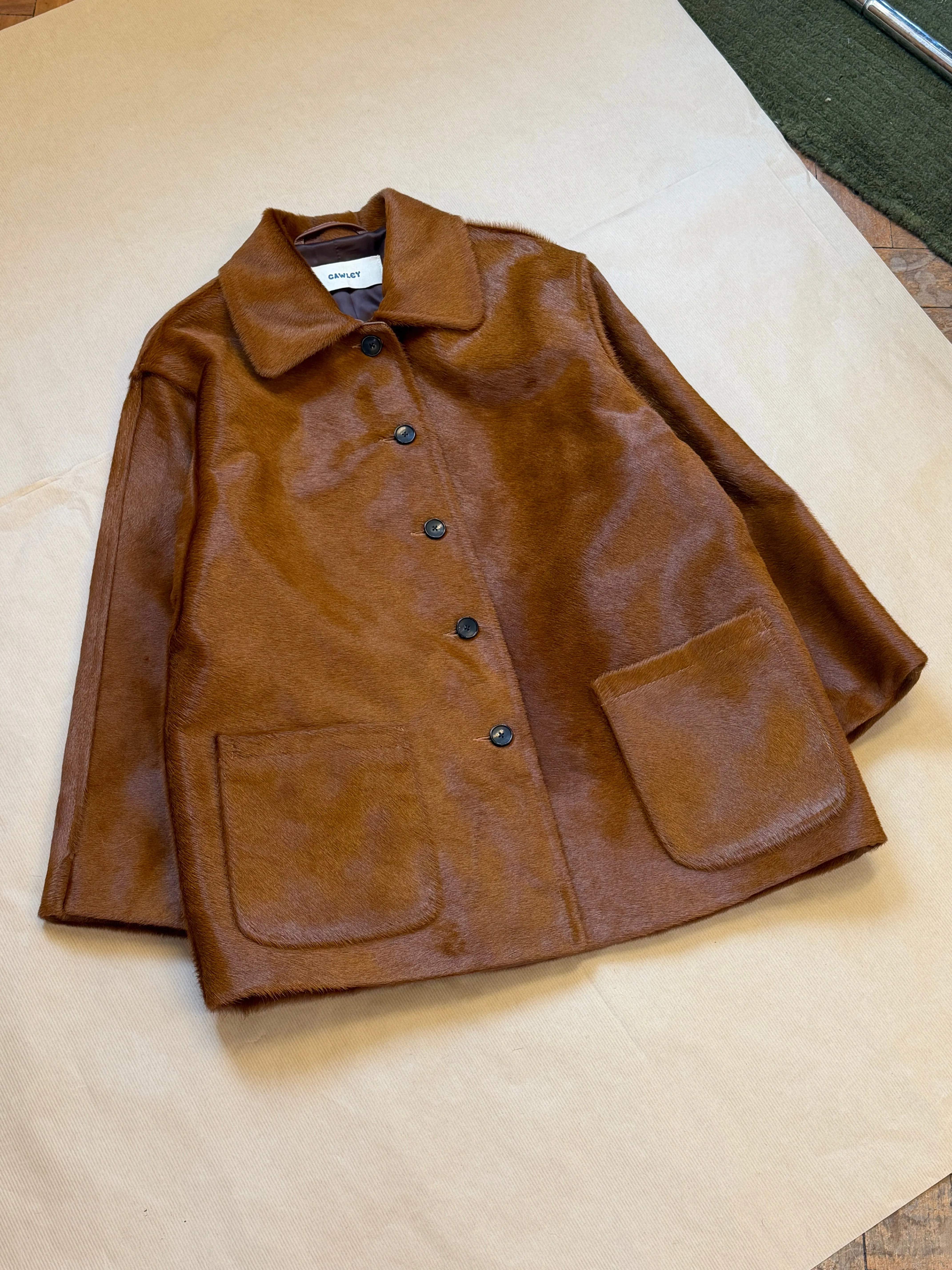 Hair on Hide Quinn Jacket sold by Cawley