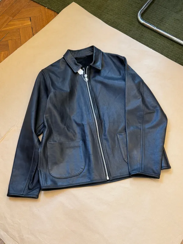Mens Leather Sandy Jacket made by Cawley