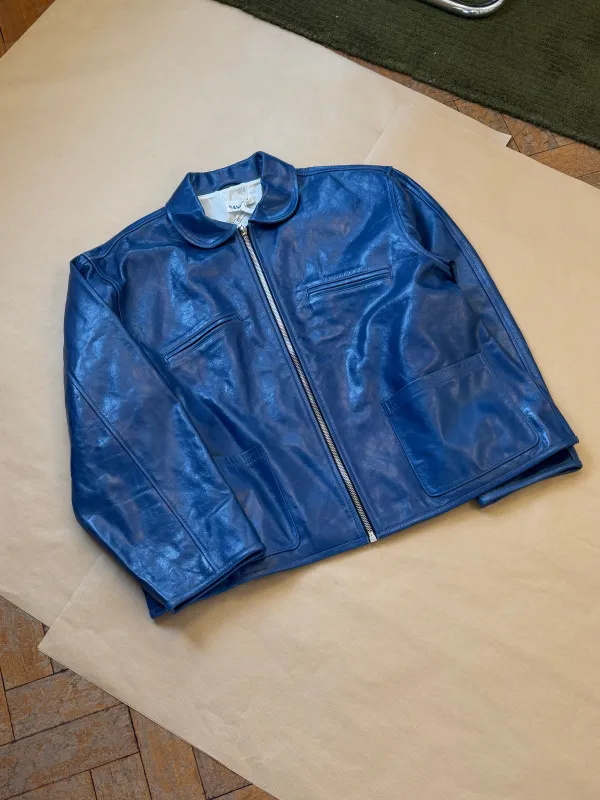 Mens Leather Flying Jacket made by Cawley