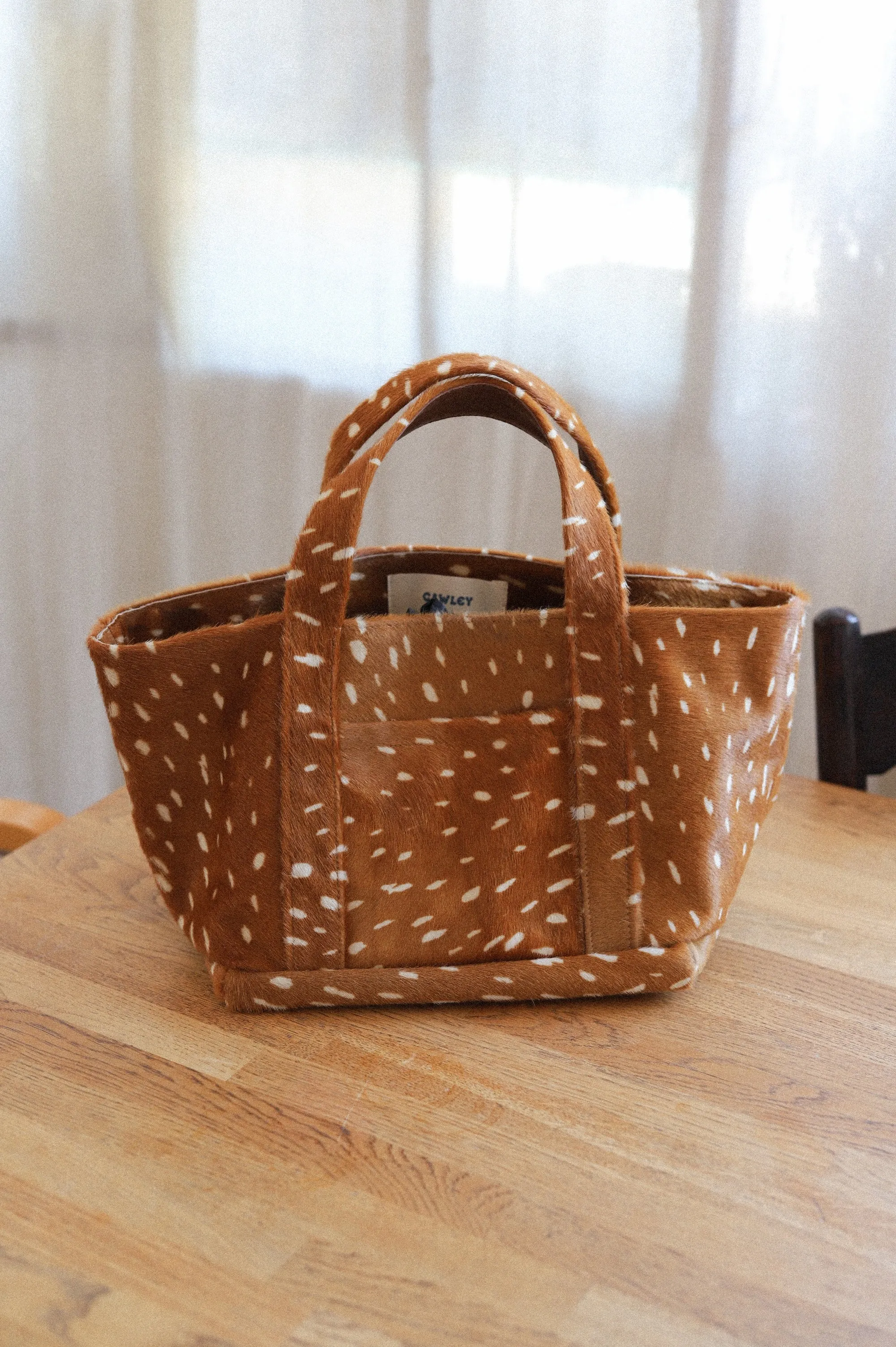 Deer Print Mini Tote Bag sold by Cawley
