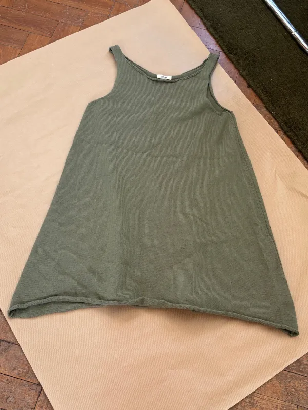 Cotton/Linen Thea Knit Mini Dress made by Cawley