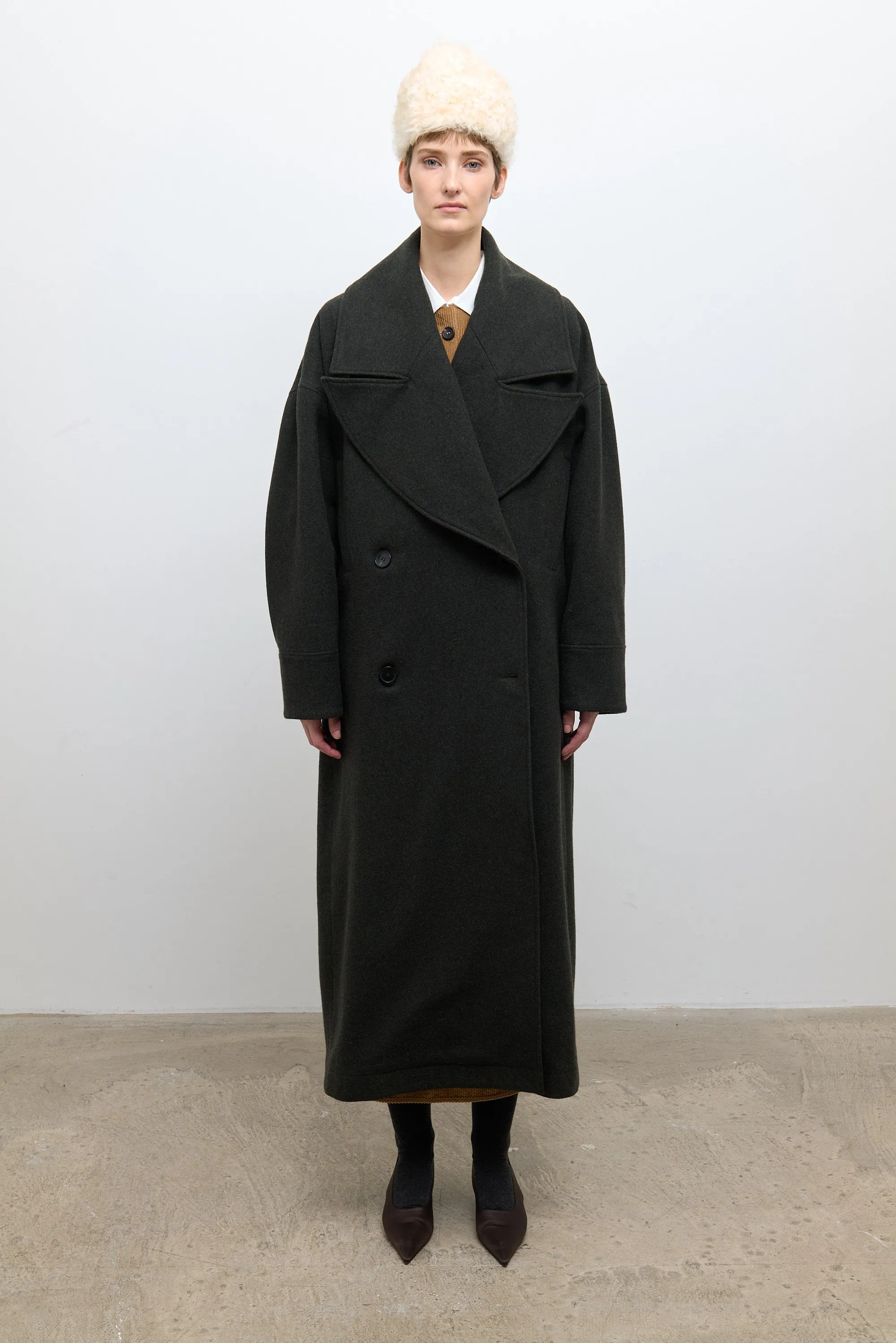 Agnes Coat - Pine Wool sold by Cawley product image thumbnail 2