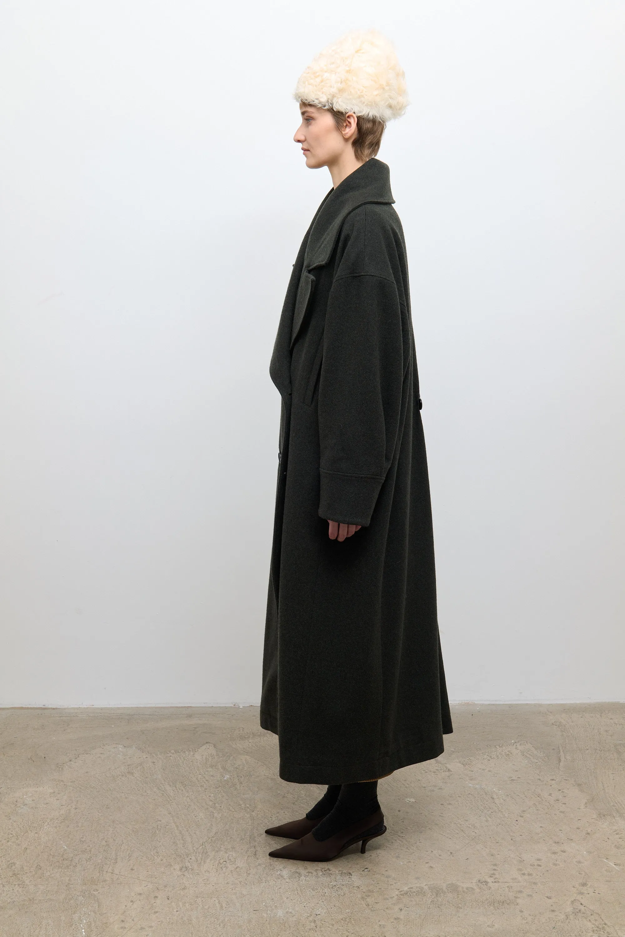 Agnes Coat - Pine Wool sold by Cawley product image thumbnail 4