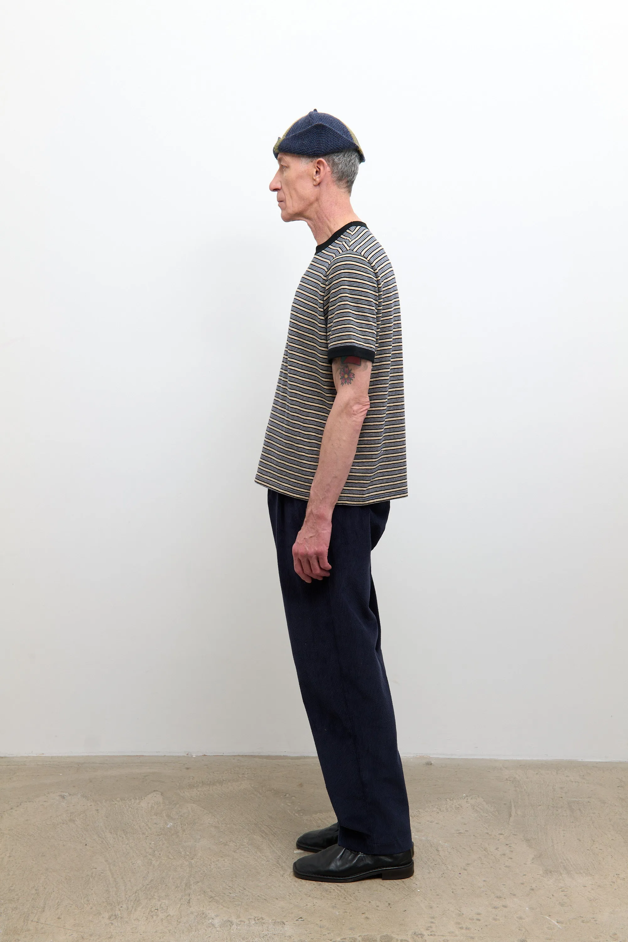 Unisex Short Sleeve T Shirt - Blue Stripe sold by Cawley product image thumbnail 3