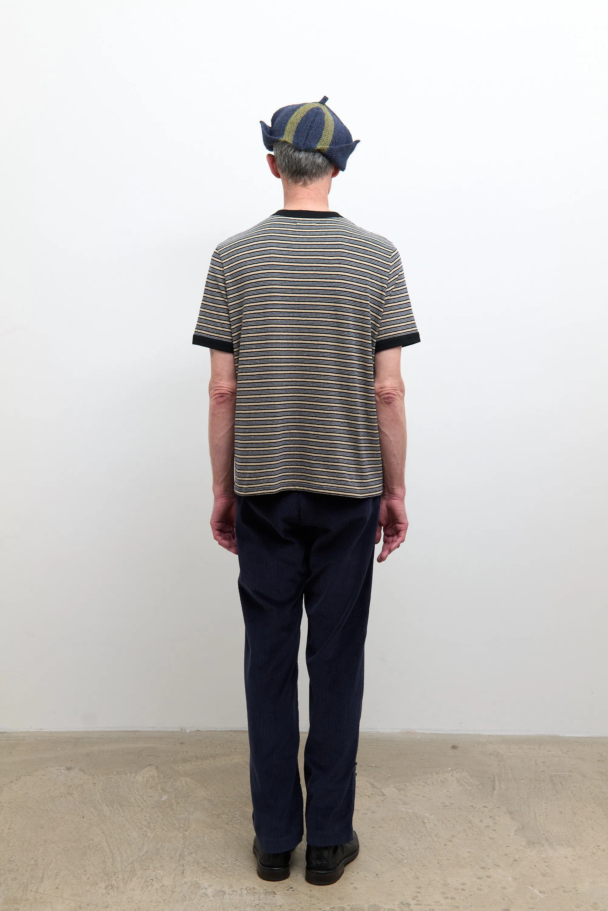 Unisex Short Sleeve T Shirt - Blue Stripe sold by Cawley product image thumbnail 4